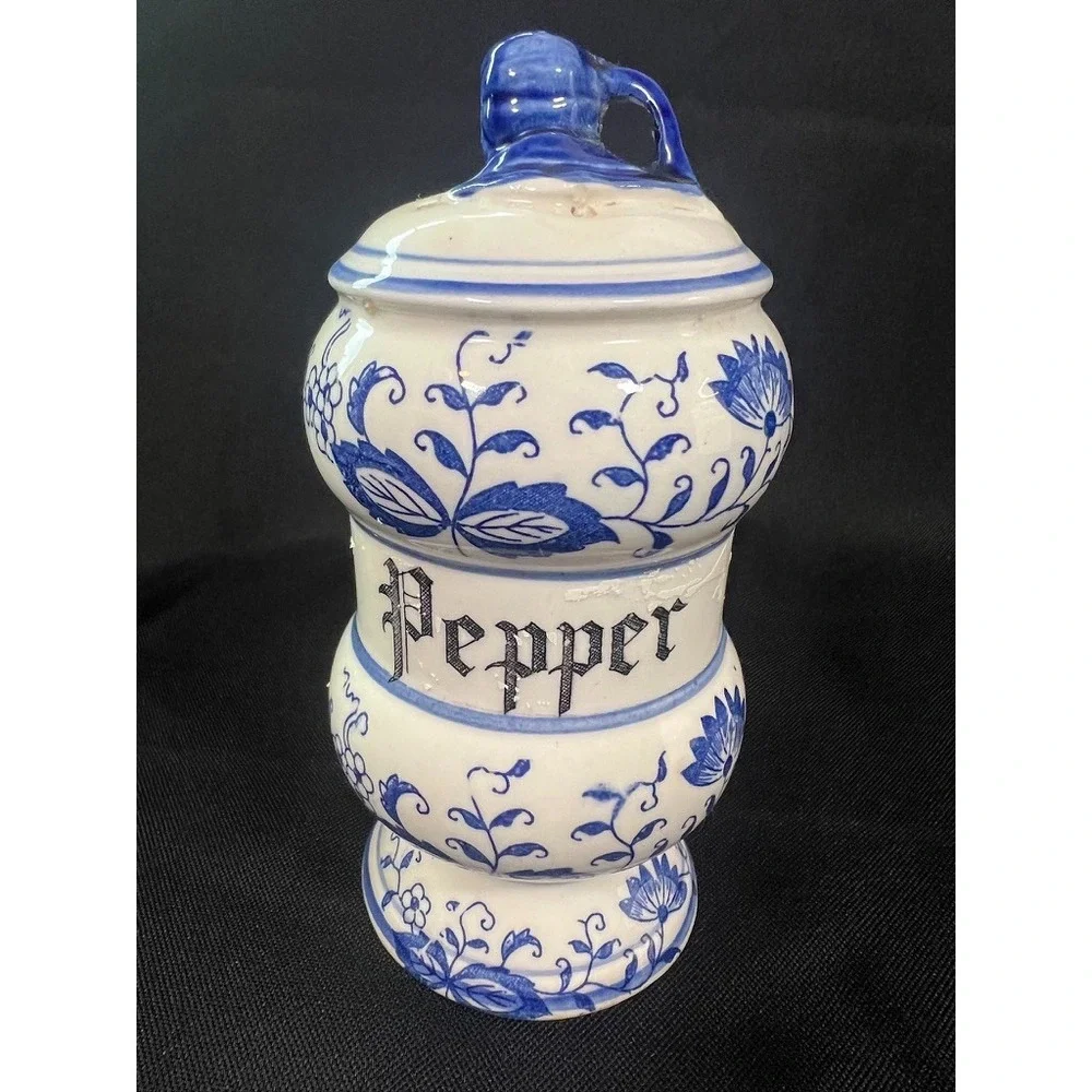Blue Onion vintage ceramic
